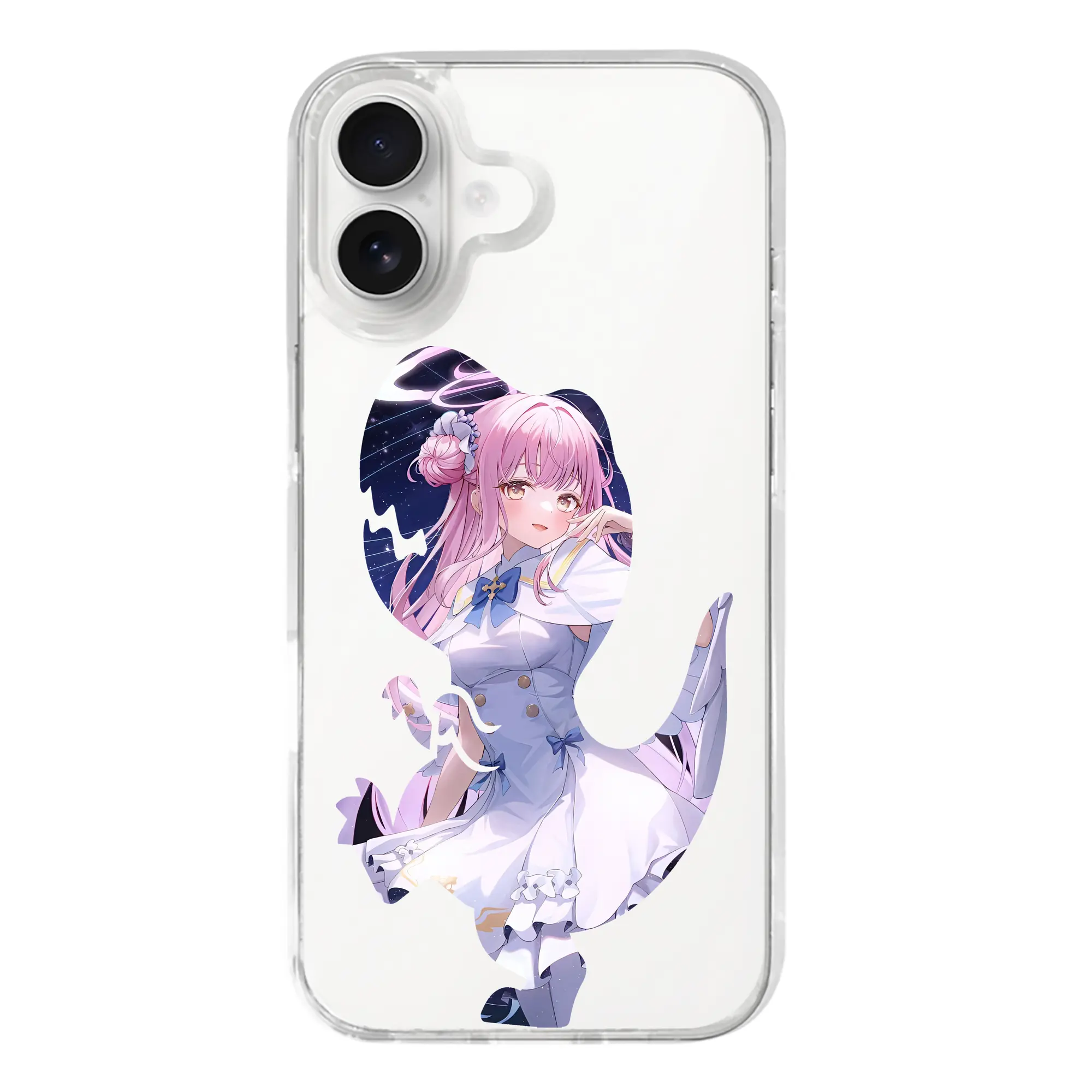 ブルーアーカイブ グッズ 聖園ミカ - iPhone 17シリーズ 透明スマホケース – 薄型・耐衝撃・精密フィット保護カバー